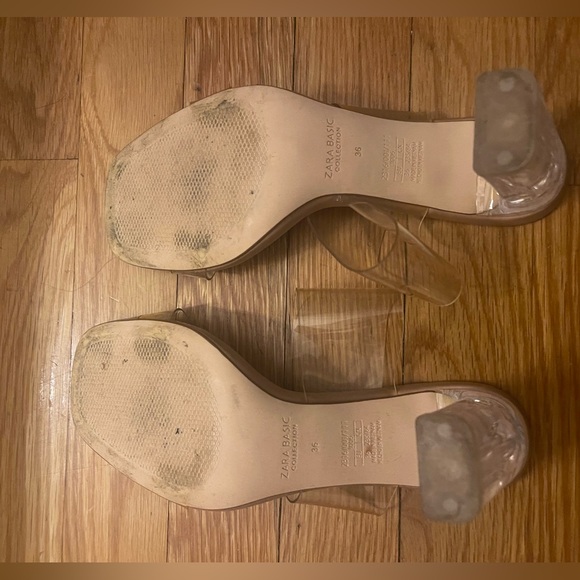 Transparent mules Zara basic - Picture 4 of 4